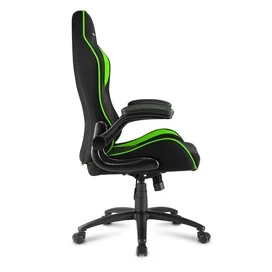 Игровое компьютерное кресло Sharkoon Elbrus 1, Black/Green фото #4