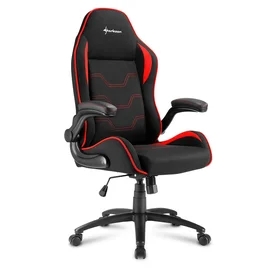 Игровое компьютерное кресло Sharkoon Elbrus 1, Black/Red фото #2