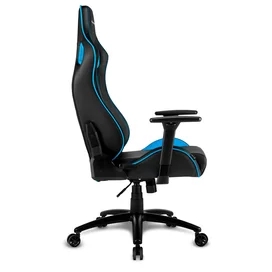 Игровое компьютерное кресло Sharkoon Elbrus 2, Black/Blue фото #3