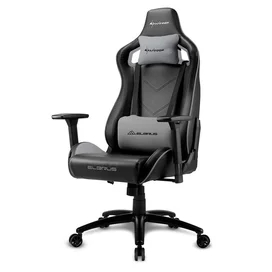 Игровое компьютерное кресло Sharkoon Elbrus 2, Black/Gray фото #1