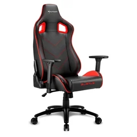 Игровое компьютерное кресло Sharkoon Elbrus 2, Black/Red фото #2