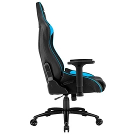 Игровое компьютерное кресло Sharkoon Elbrus 3, Black/Blue фото #3