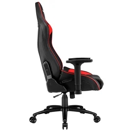 Игровое компьютерное кресло Sharkoon Elbrus 3, Black/Red фото #3