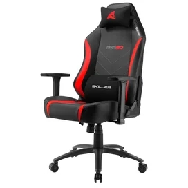 Игровое компьютерное кресло Sharkoon Skiller SGS20, Black/Red фото #2