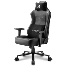 Игровое компьютерное кресло Sharkoon Skiller SGS30, Black/White фото #2