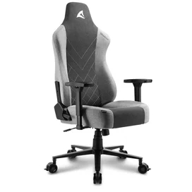Игровое компьютерное кресло Sharkoon Skiller SGS30, Fabric Grey фото #2