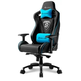 Игровое компьютерное кресло Sharkoon Skiller SGS4, Black/Blue фото #1