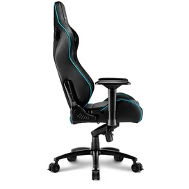 Игровое компьютерное кресло Sharkoon Skiller SGS4, Black/Blue фото #3