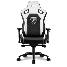 Игровое компьютерное кресло Sharkoon Skiller SGS4, Black/White фото
