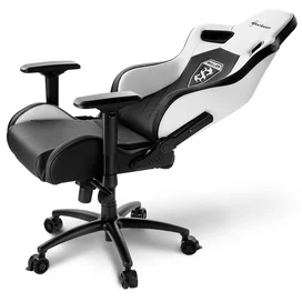 Игровое компьютерное кресло Sharkoon Skiller SGS4, Black/White фото #4