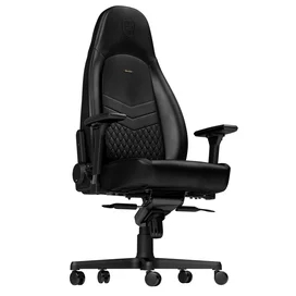 Игровое компьютерное кресло Noblechairs Icon, Black leather (NBL-ICN-RL-BLA) фото #4