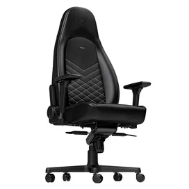 Игровое компьютерное кресло Noblechairs Icon, Black/Platinum white (NBL-ICN-PU-BPW) фото #3