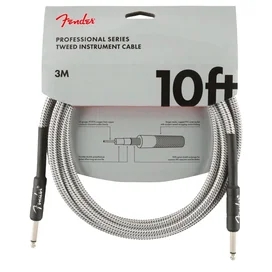 FENDER Professional Series, White Tweed 3m аспаптық кабелі фото