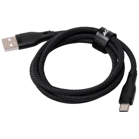 Зарядтау кабелі ACEFAST, USB-A to USB-C, black (C8-04 - ACEFAST) фото #1