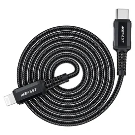 Кабель ACEFAST, USB-C to Lightning aluminum alloy charging data cable(1.8m), black (C4-01 - ACEFAST) фото #3