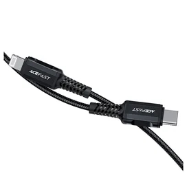 Кабель ACEFAST, USB-C to Lightning aluminum alloy charging data cable(1.8m), black (C4-01 - ACEFAST) фото #4