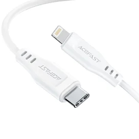 Зарядтау кабелі ACEFAST, C3-01, USB-C to Lightning, TPE, white (C3-01wt - ACEFAST) фото