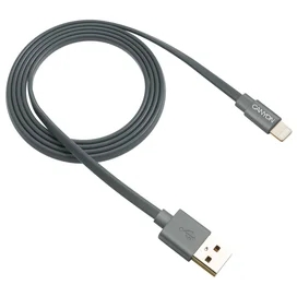 Canyon кабелі MFI-2 Lightning - USB 1м Black (CNS-MFIC2DG) фото