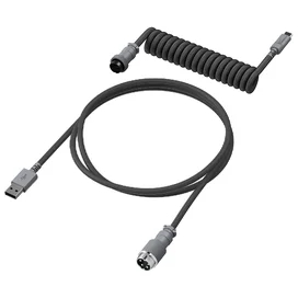 Пернетақта кабелі HyperX USB-C ширатылған кабель, сұр (6J678AA) фото #1