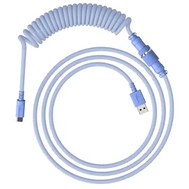 Пернетақта кабелі HyperX USB-C ширатылған кабель, ашық күлгін (6J682AA) фото