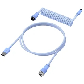 Пернетақта кабелі HyperX USB-C ширатылған кабель, ашық күлгін (6J682AA) фото #1