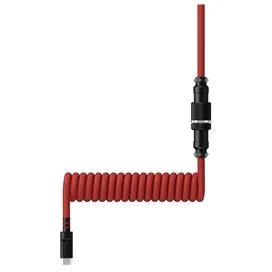 Кабель для клавиатуры HyperX USB-C Coiled Cable, Red/Black (6J677AA) фото #2