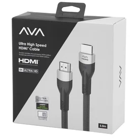 Кабель HDMI-HDMI AVA 5м 2.1 Plug 8K Black (AVA-PF331A-0500) фото #2