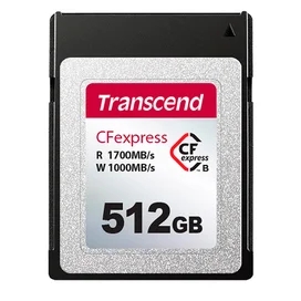 Карта памяти CFexpress 512GB Transcend, RW 1700/1300 MB/s, Type-B (TS512GCFE820) фото