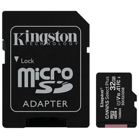 MicroSDHC 32GB Kingston Canvas Select Plus UHSI V10 A1 TLC + SD Adapter (SDCS2/32GB) жад картасы фото