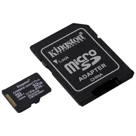Карта Памяти MicroSDHC 32GB Kingston Canvas Select Plus UHSI V10 A1 TLC + SD Adapter (SDCS2/32GB) фото #1