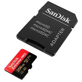 Карта памяти MicroSDXC 256GB SanDisk Extreme PRO, UHS-I 200MB/s, Class 10 (SDSQXCD-256G-GN6MA) фото #1