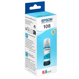 Картридж Epson 108 EcoTank Light Cyan (Для L8050/18050) СНПЧ фото #1