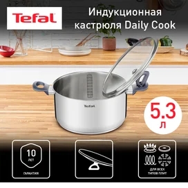 Daily Cook Tefal Кәстрөлі 24см 5,2л G7124645 фото #2