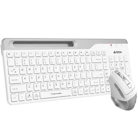 Клавиатура + Мышка беспроводные USB A4tech FB2535C, White фото #1