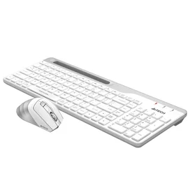 Клавиатура + Мышка беспроводные USB A4tech FB2535C, White фото #2