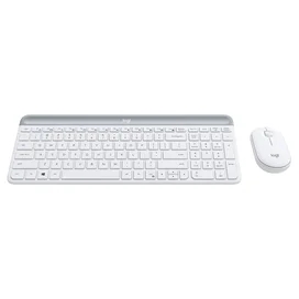 Клавиатура + Мышка беспроводные USB Logitech MK470 Slim, Offwhite фото #2
