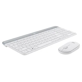 Клавиатура + Мышка беспроводные USB Logitech MK470 Slim, Offwhite фото #4