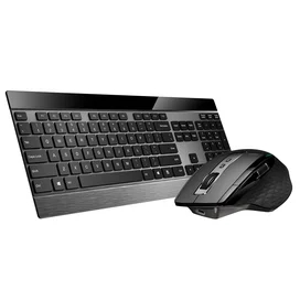 Клавиатура + Мышка беспроводные USB/BT Rapoo 9900M, Black (36880) фото #4