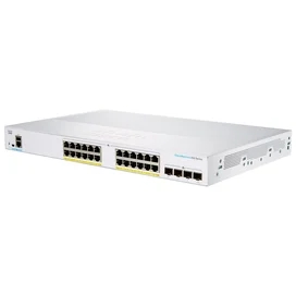 Коммутатор Cisco CBS250 Smart 24-port GE, PoE, 4x10G SFP+ фото