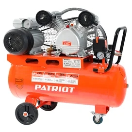 Піспекті белдікті PATRIOT компрессоры PTR 50-450A, 450 л/мин, 10 бар, 2200 Вт, 50 л (525306325) фото