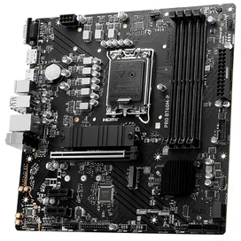 MSI PRO B760M-P LGA1700 4DDR5 PCI-E 1x16 2x1 (HDMI+VGA+DP) mATX аналық плата фото #1
