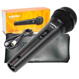 Микрофон динамический SHURE SV200-A вокальный (XLR-XLR), черный фото #1