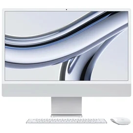 Apple iMac 24 Silver Моноблогы (M3-СPU 8C/GPU 10C-8-256-MOS-4,5K)(MQRJ3RU/A) фото