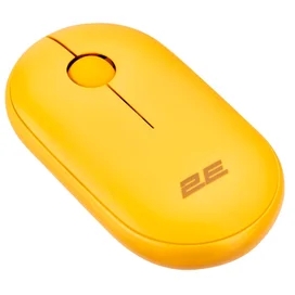 Мышка беспроводная USB 2E MF300 Silent WL Sunny yellow (2E-MF300WYW) фото #1