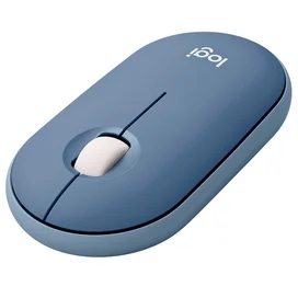 Мышка беспроводная USB/BT Logitech Pebble M350, Blueberry фото #1