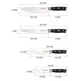 Набор ножей Polaris Сook Master-5SS фото #2