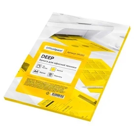 OfficeSpace Deep кеңсе қағазы А4 50л, 80g Yellow (245202) фото