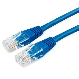 Патч-корд LSZH медный UTP Cablexpert кат.5e, 1,5м, синий (PP30-1,5M/B) фото