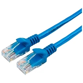 Патч-корд UTP Cablexpert кат.5e, 0,5м, синий (PP12-0,5M/B) фото