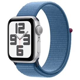 Apple Watch SE 2023 Смарт сағаты, 40mm Silver Aluminium Case with Winter Blue Sport Loop (MRE33) фото